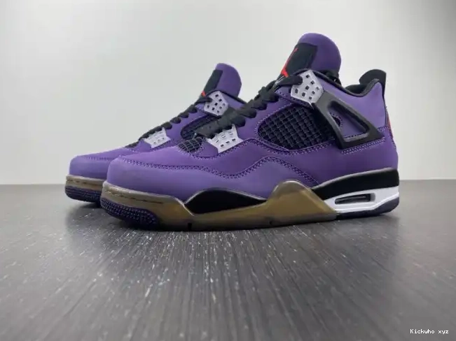 (FRIENDS SCOTT 4 TRAVIS LN4 RETRO JORDAN PURPLE FAMILY) AND 766296 0514